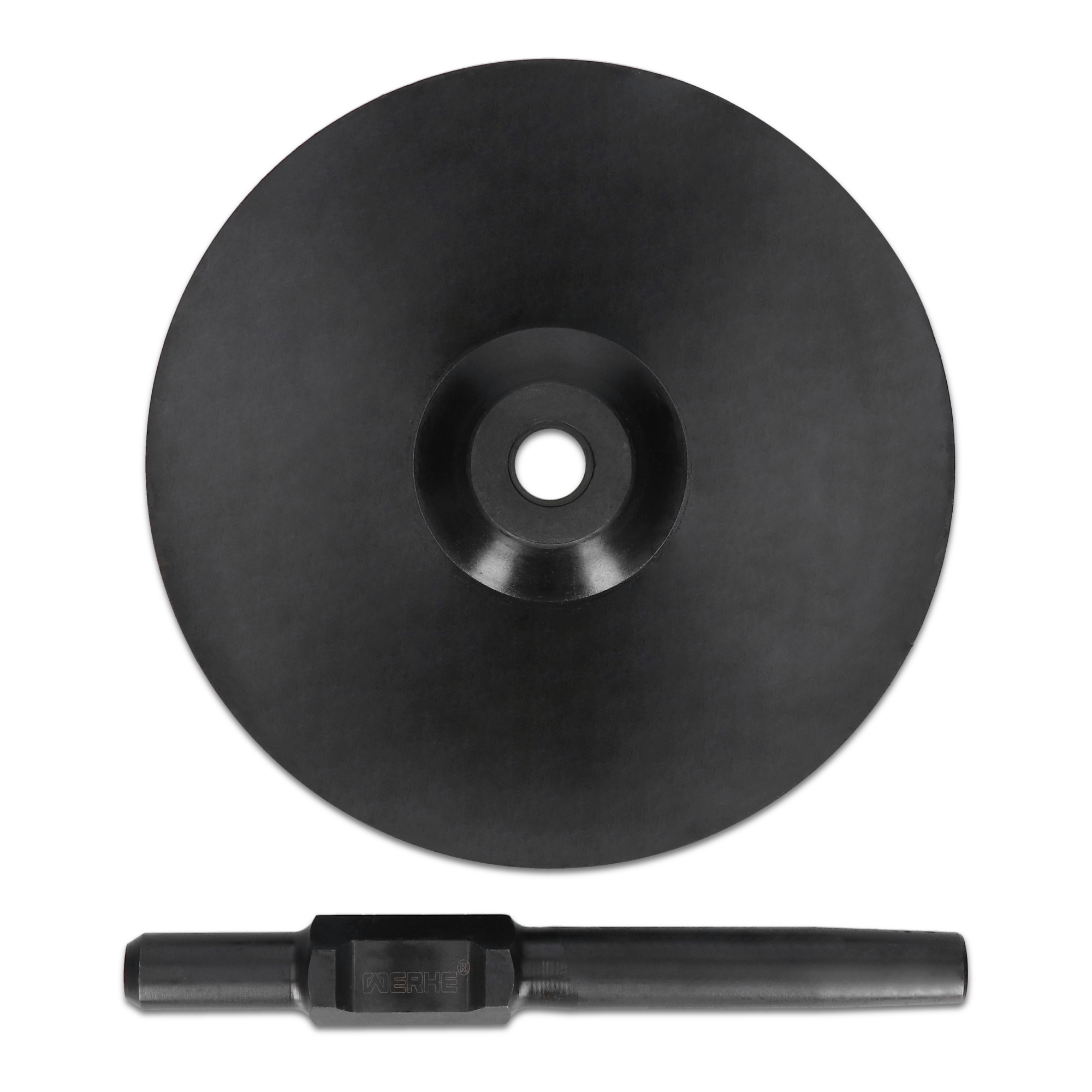 Okrągła zagęszczarka do młota HEX 30 mm fi 250 mm – płyta ubijająca 260 mm - obrazek 2